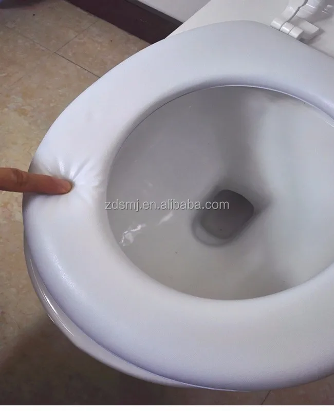 2018 hot sell Europea PVC printing soft toilet seat cover,toilet seat