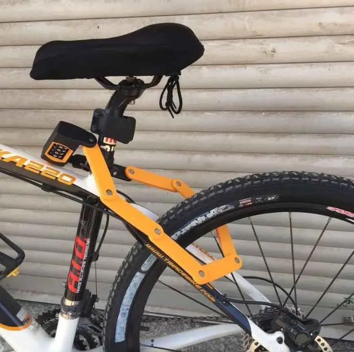 New hydraulic high quality folded bike lock folding bicycle lock bike accessories