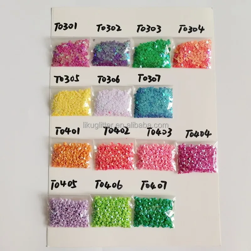 
Colorful PVC Sequins 