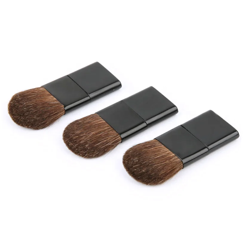 Blush Compact Foundation Brushes Tools custom make up brushes horse hair brush