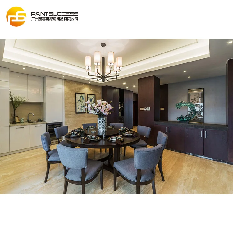 custom restaurant dining set, round dining table set modern