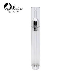 plastic cosmetic packaging eye cream 10ML 20ml gold airless syringe