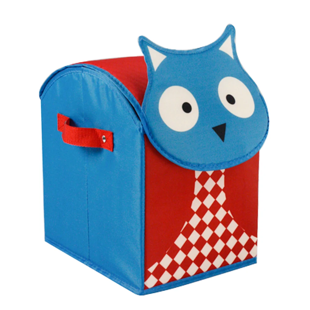Printing Animal Fabric Foldable Storage Box with Lid Manufacturer Household Cute Storage Boxes & Bins Toys Organizer Rectangle