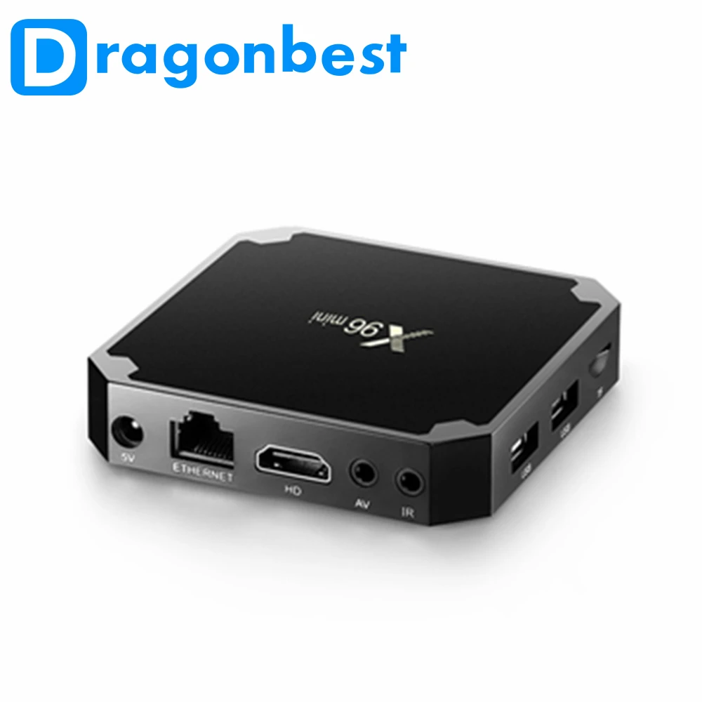 2019 4 к Ультра HD Android tv box X96 мини умная коробка Отт потоковый медиаплеер Amlogic s905w ТВ коробка 4 к USB 2,0