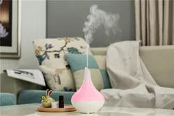 Hot sell home led light lamp air purifier essences aromatherapy ultrasonic aroma mist essential oil humidifier diffuser factory