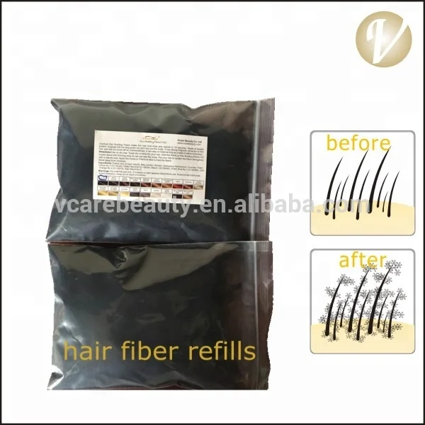 free shipping make hair raw material fibers hair fiber refills
