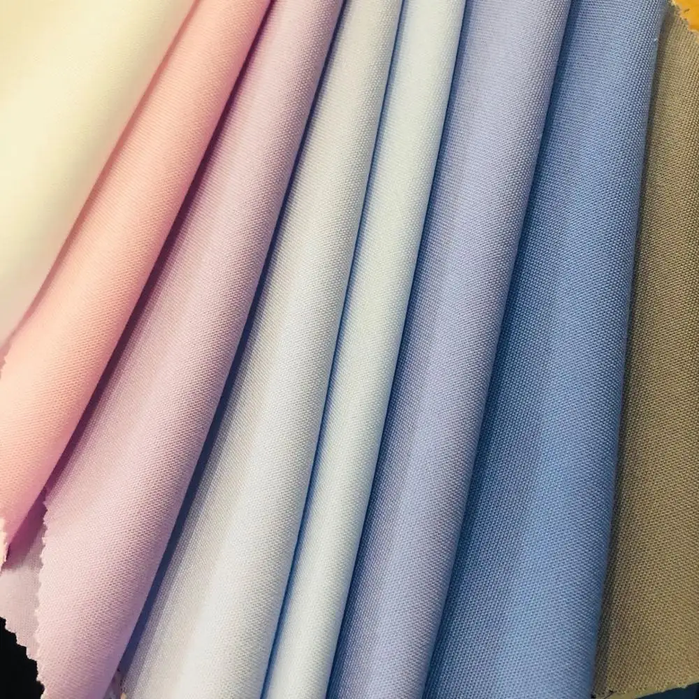 Оптовая продажа рубашек BT 50% бамбуковое волокно 50% полиэстер плотная твиловая рубашка тканая ткань