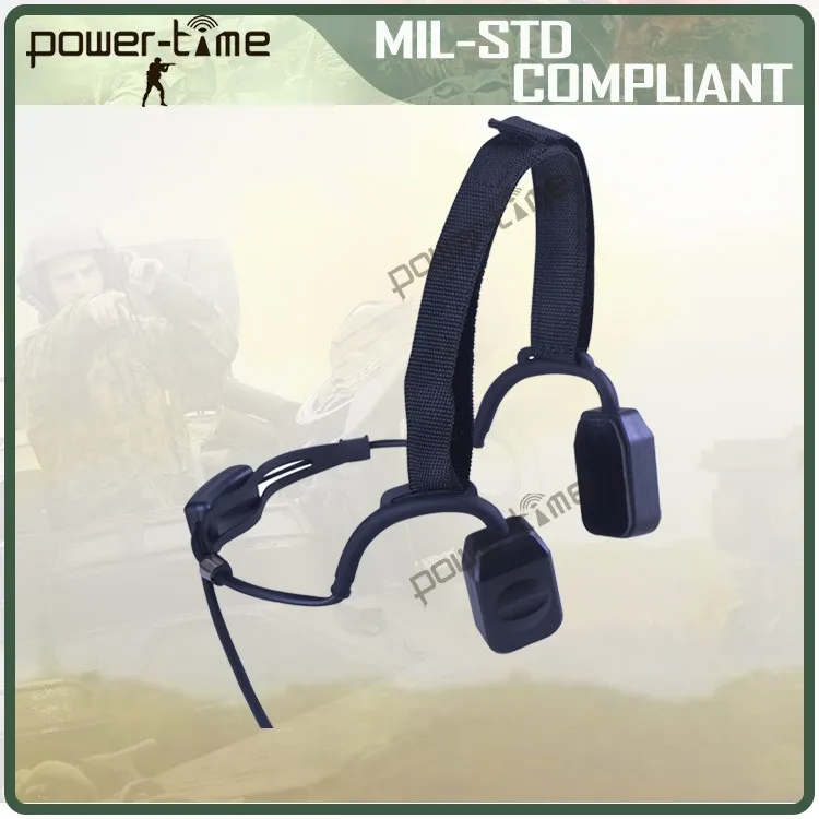 Костной проводимости гарнитура walkie talkie для снайпера