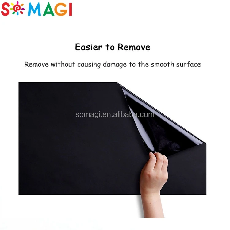 Removable wall paper rolls non-toxic school and office supplies stationery black board for classrooms