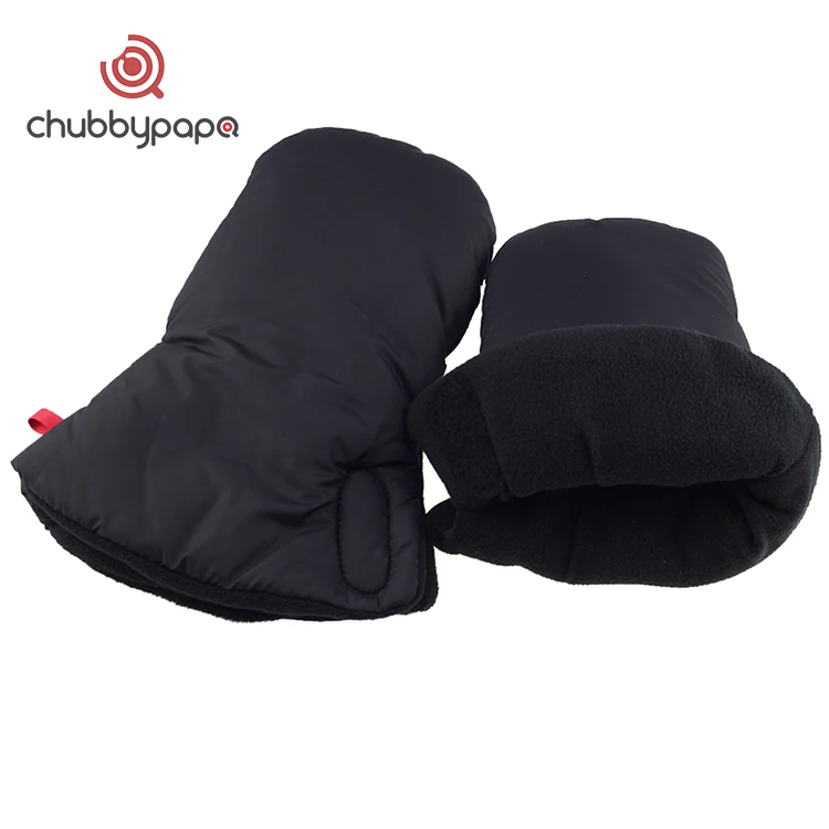 Extra Thick Stroller Hand Muff Pram Gloves Winter warm Waterproof Anti-freeze Gloves Hand Cover Stroller Gloves