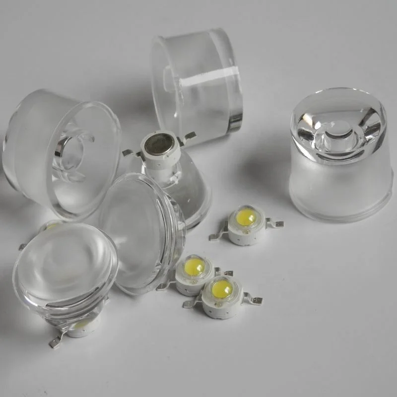 30 - 60  - 90 - 120 degree 20mm single pmma frosted lens for 1W 3W LED