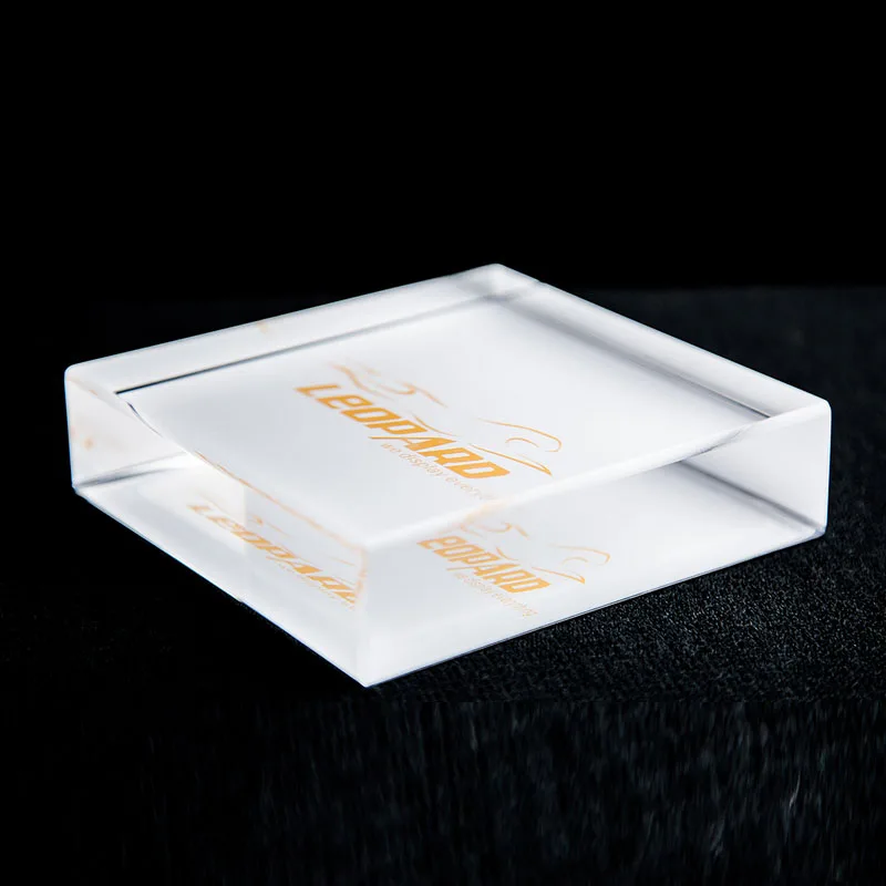 Small Cube Clear Solid Acrylic Display Cube Block