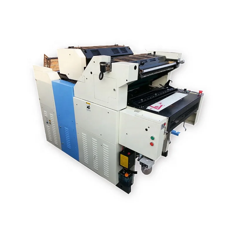 ZR56IIS 2 color 16x22 non woven bag offset printing machine
