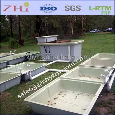 Оптовая продажа с фабрики Fiberglasss выращивание рыбы бак для сельского хозяйства