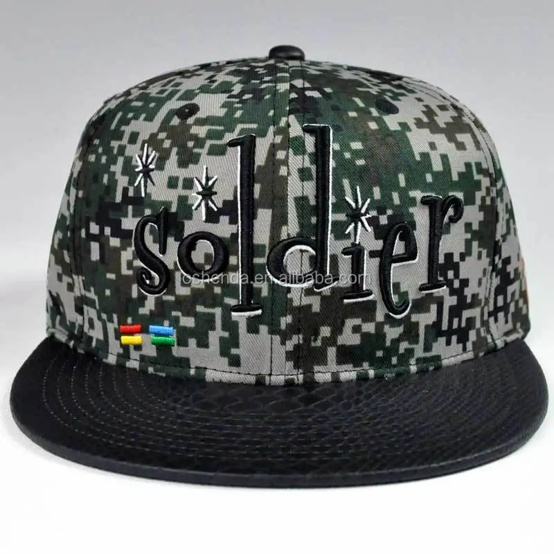 hot selling 3D embroidery wholesale free customize snapback hats and caps