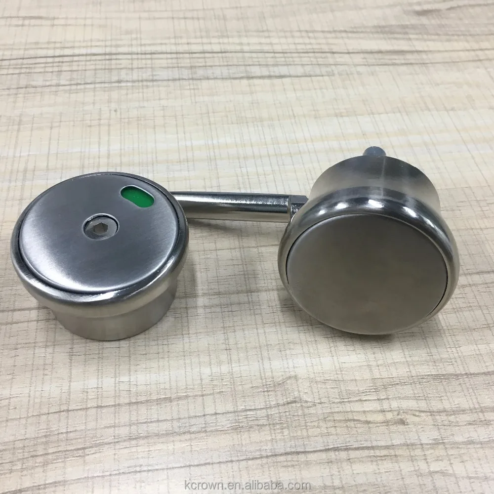 Zinc Alloy Indication Lock Toilet Partition Door Indicator Lock 1