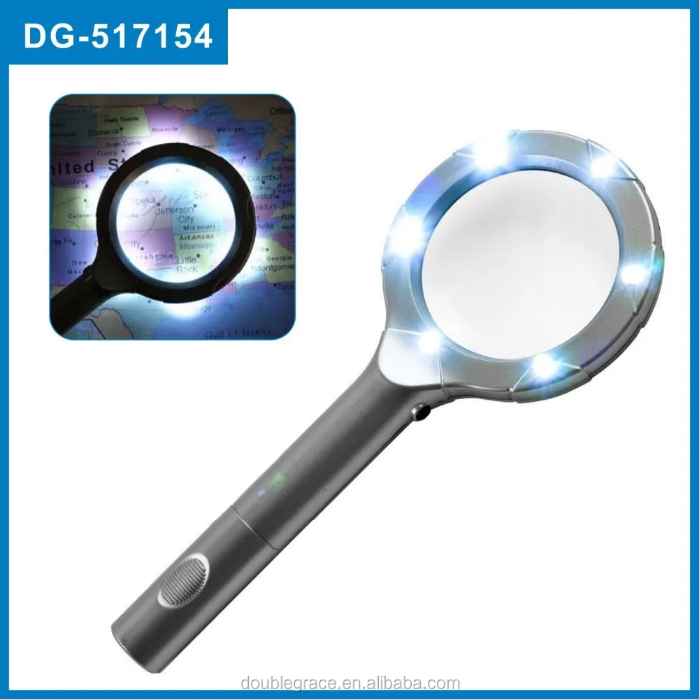 6 LED Illuminated Magnifier Handle