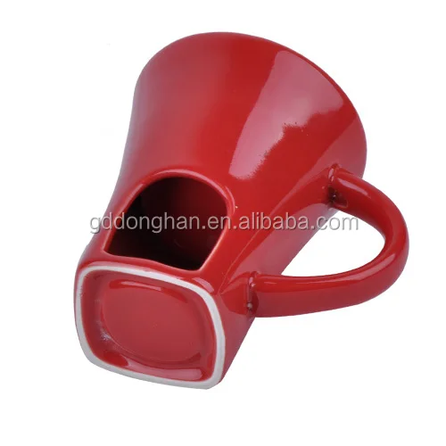 High quality Chocolate Cheese ceramic fondue set with candle and fork