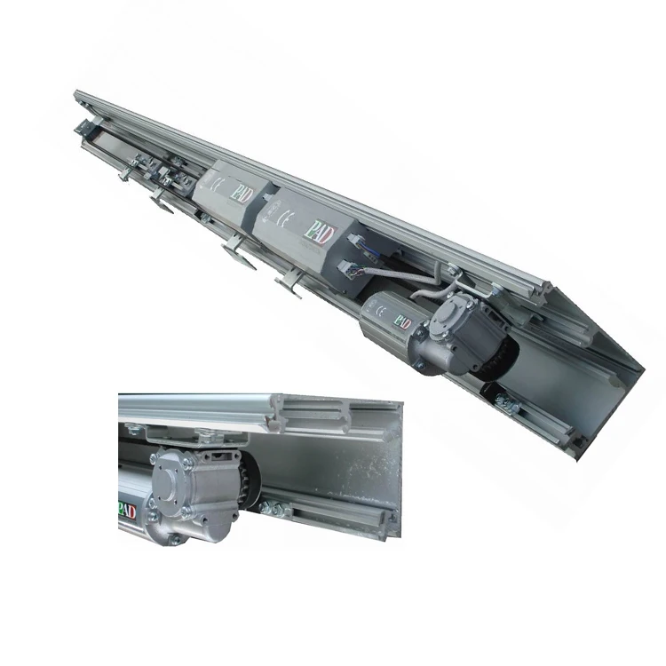 Auto Sliding Doors Wide Voltage Glass DC 24V Brushless with CE Certificate AC110~260V CE ISO9001 Commercial 100~500mm </=120KG