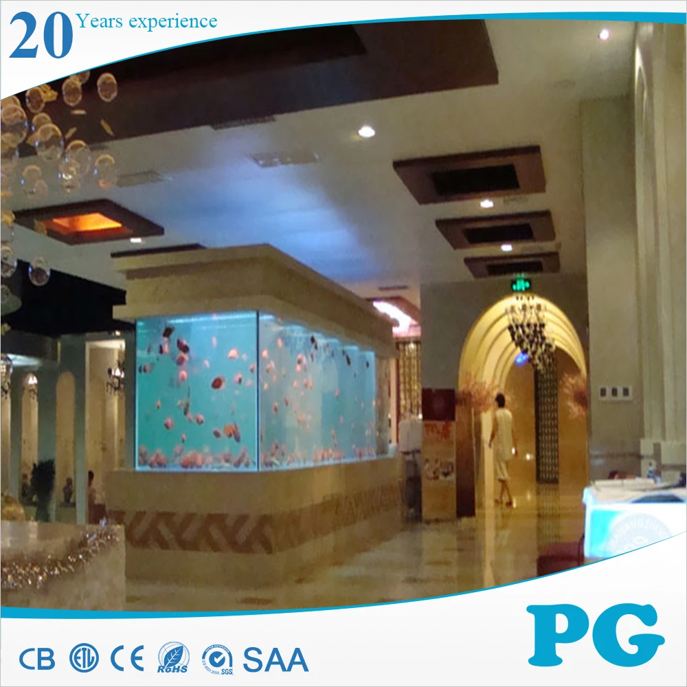 PG Underwater Window Luxury Style Clear Acrylic Aquarium Tank Fish