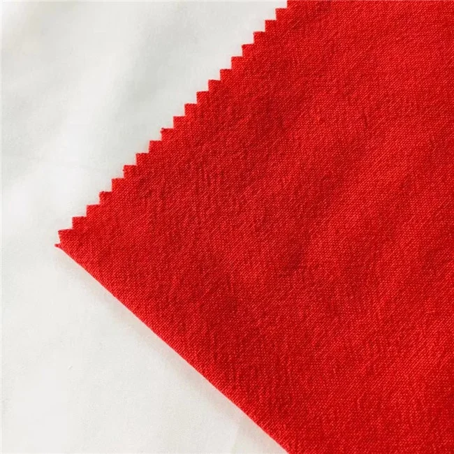 wholesale linen cotton crepe fabric for linen shirt