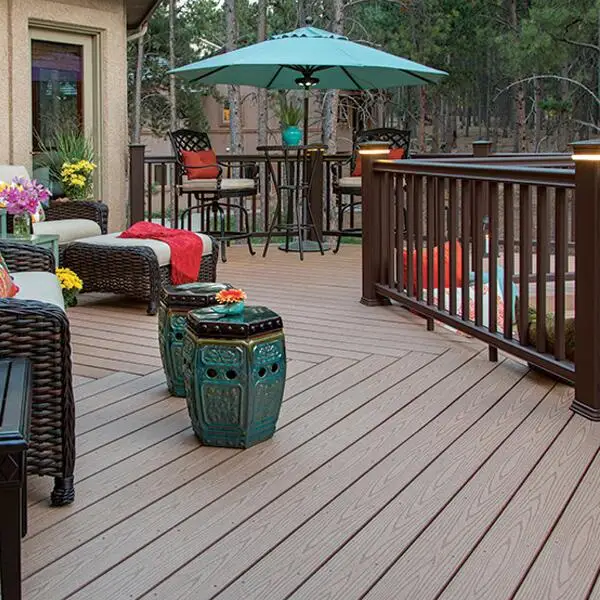 wpc decking plastic composite wood flooring for balcony flooring  patio flooring  swimming pool decking