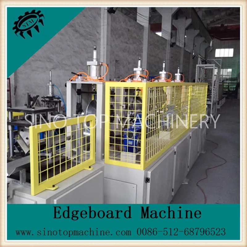 Backcorner for pallets and cartons making machine