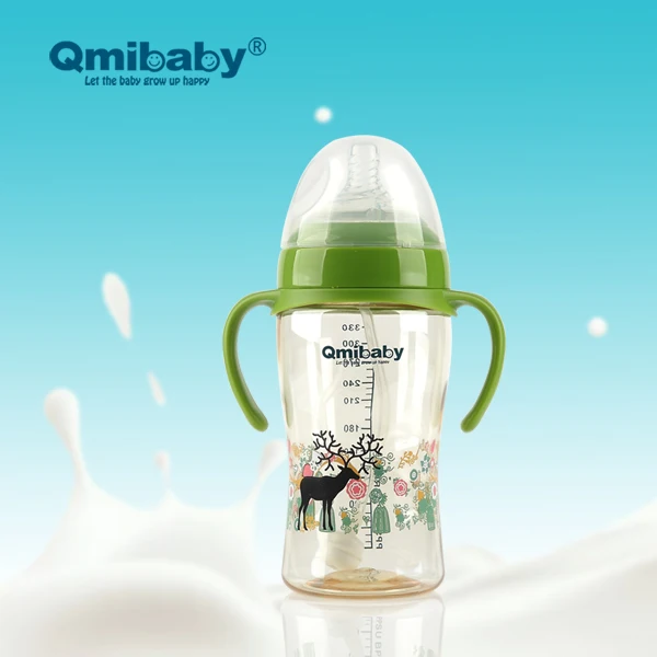wide neck PPSU plastic Baby feeding bottle large baby Feeder bottle with BPA free