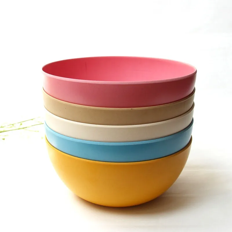 RPET hard plastic non-disposable dinner bowls with fruit animal and logo printing for kids