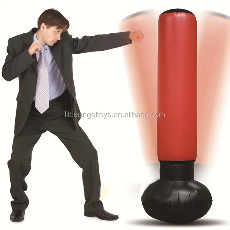 D07 Inflatable Sand Filled Free Standing Boxing Bag  durable PVC made inflatable swimming pool toys