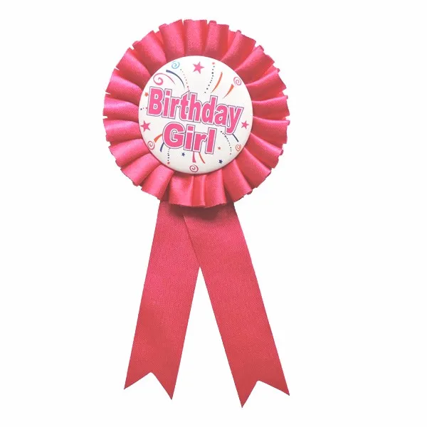 
Kids Birthday Party Supplies Birthday Boys Badge With Ribbon 