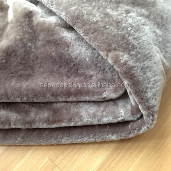 dyed sheep wool fur lining