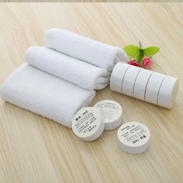 
Custom Coin Capsule Disposable Pill Cotton Pressed Face Tissue Hand Paper Wipe Super 