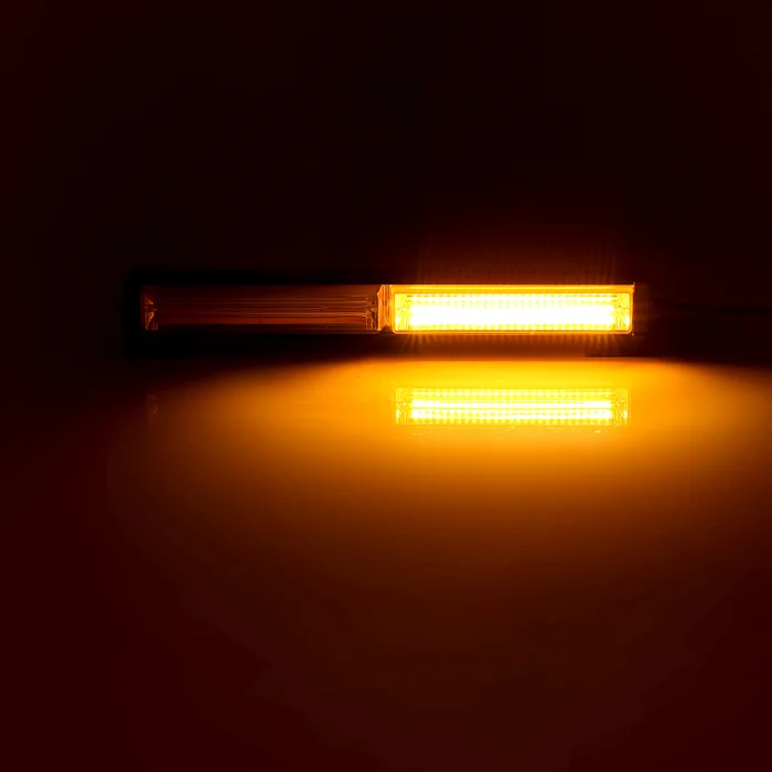 yellow lamp flash led 20W work light warning lamp strobe Cob light bar for offroad vehicle outdoor light