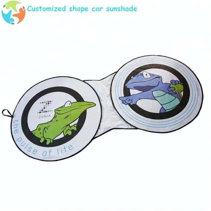 Popular square car windshield sunshade 150*70 cm universal fitting front sun shade for car