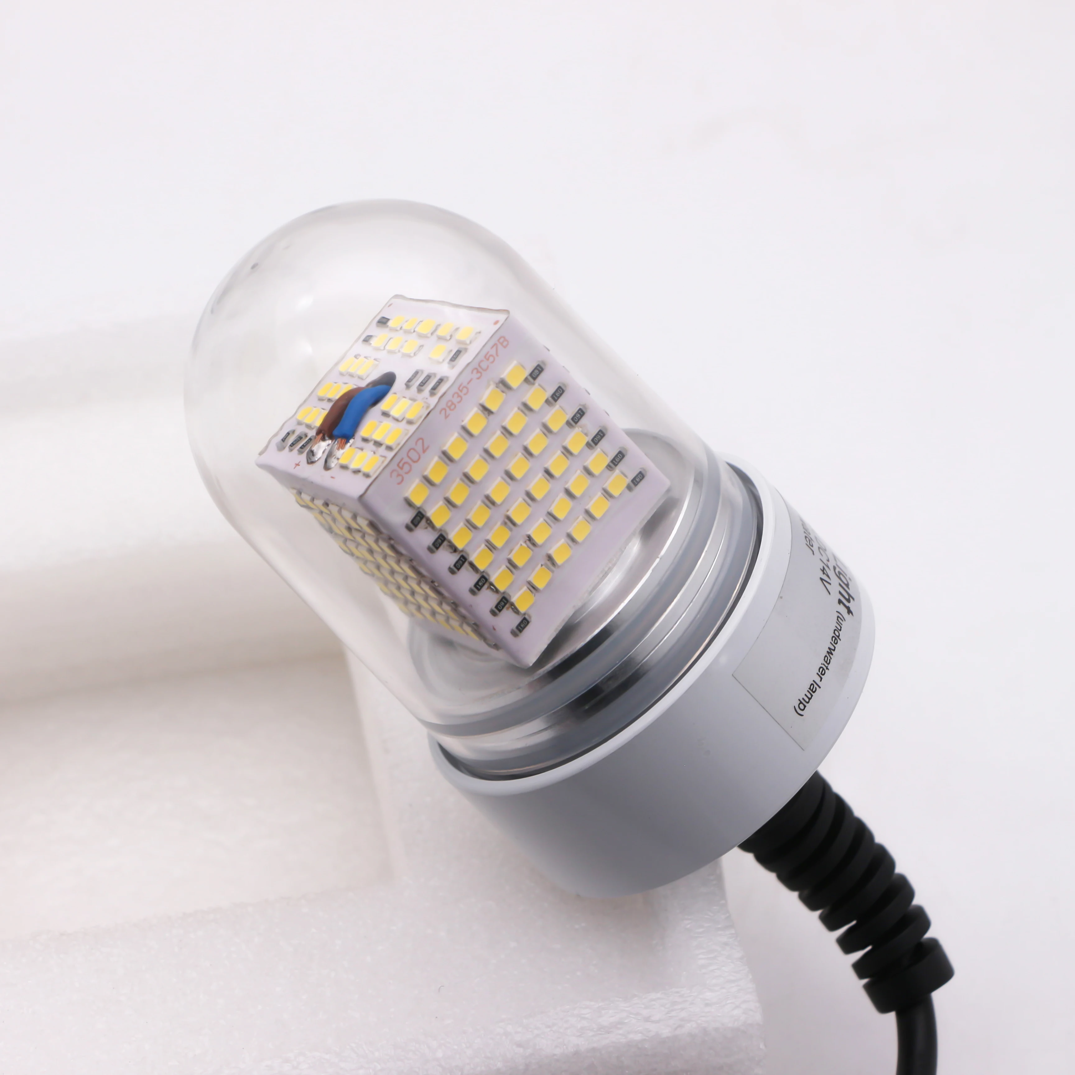 Shenzhen factory 80W 8000lm led underwater light 12v DC white blue green Squid fishing led light