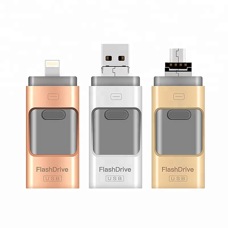 
High Quality Mobile Phone Usb Flash Drive for iphone/Android phone 1gb to 128gb 