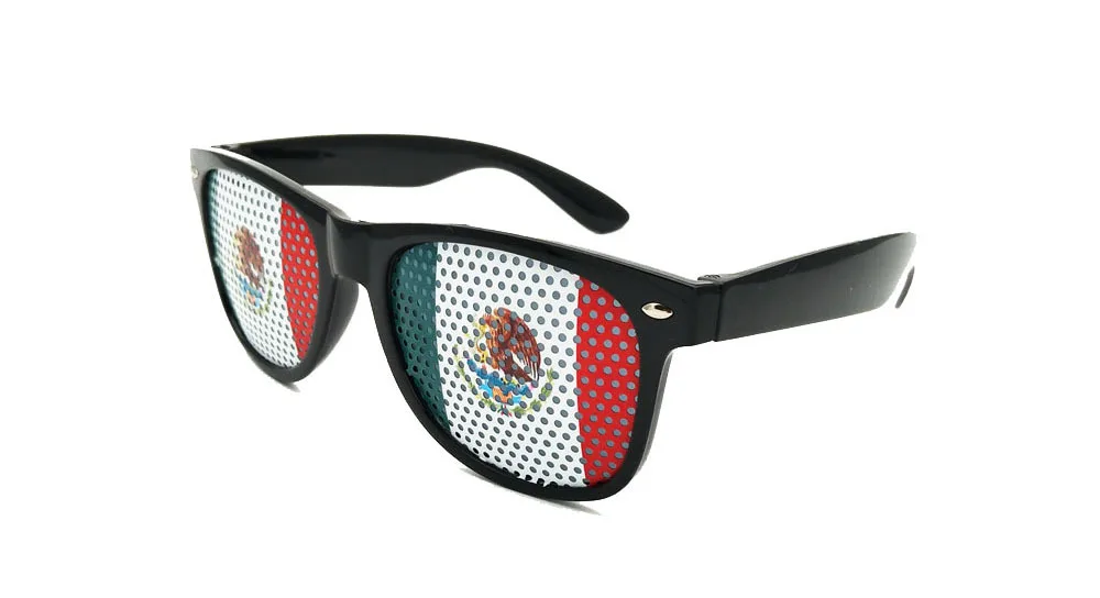 Fashion French UK Italy India Brazil Flag Sunglasses Custom Country USA American Flag Sunglasses
