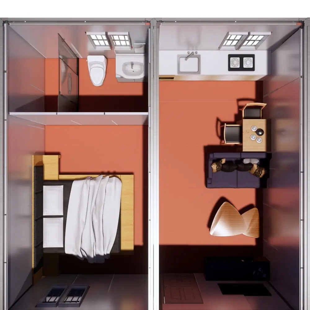 China supplier steel movable prefabricated house