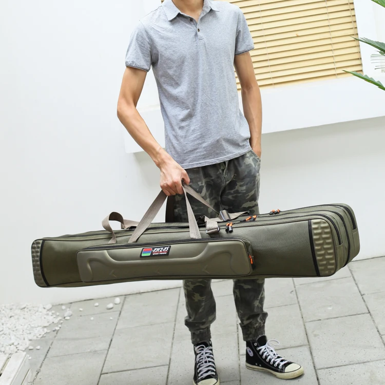 Водонепроницаемая сумка для удочки, Холщовая Сумка для рыболовных снастей, вместительная сумка для рыбалки