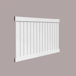 6ft.Hx8ft.W Premium virgin vinyl pvc privacy fence white