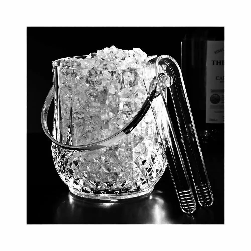 One bottle PS Ice Buckets With Tongs SW-7702A