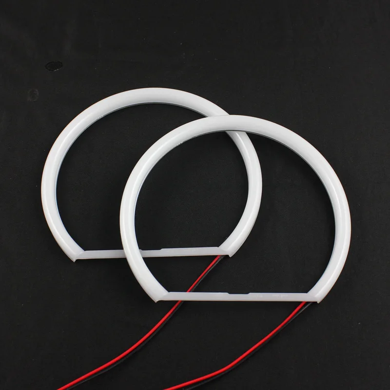 FSYLX Led Angel Eyes for BMW E36 E38 E39 E46 LED Headlights DRL Running Light  Halo Rings Projector Angel Eyes 4*131mm