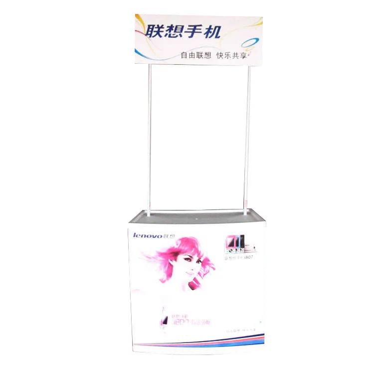 Hot Sale ABS Outdoor Plastic Portable Promotion Table Exhibition Foldable Counter Booth