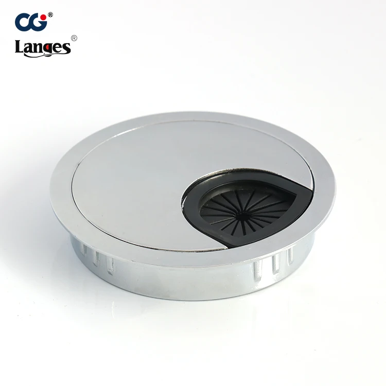 Cable hole cover dustproof waterproof square brush cable desk management grommet