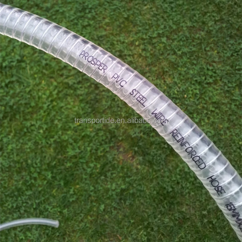 PVC spiral steel wire reinforced hose
