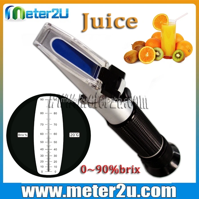 sugar brix refractometer for Fruit Juice Wine Honey Beer (0-90%Brix)
