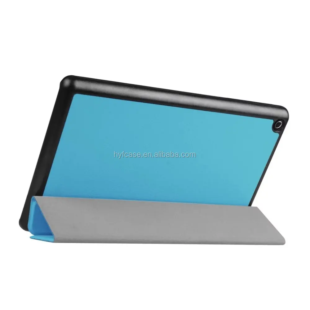 
Auto sleep/wake function smart tablet Flip Book cover for Amazon New kindle fire HD 8 leather case 