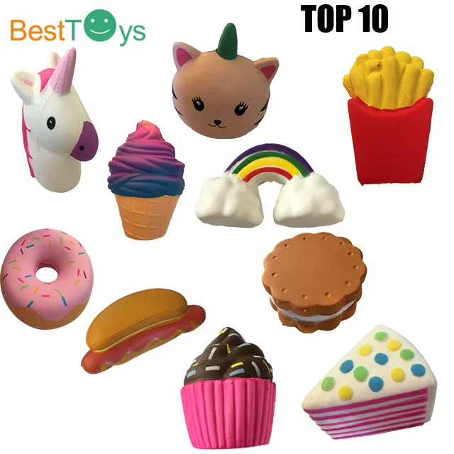
Hot best selling super fun squishy kawaii scented squishy soft toys 