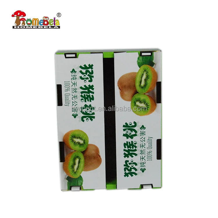 Kiwi fruit paper packaging factory diy design box